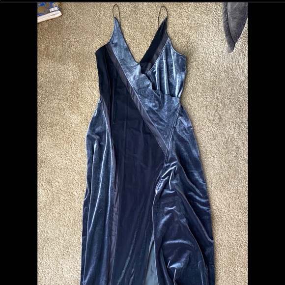 Free People emerald green strappy dress - Picture 1 of 8